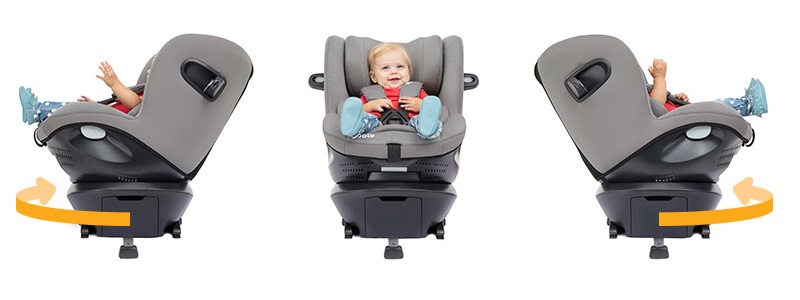 כסא בטיחות מגיל לידה עם ציון בטיחות גבוה במיוחד דגם i-Spin 360