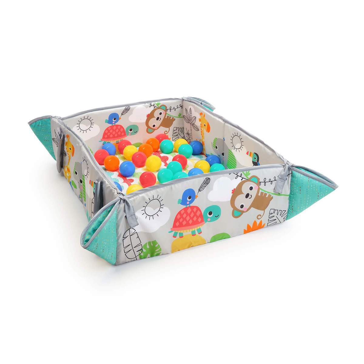 משחקיית  פעילות כדורים 5 ב 1 דגם Play Activity Gym & Ball Pit – Totally Tropical