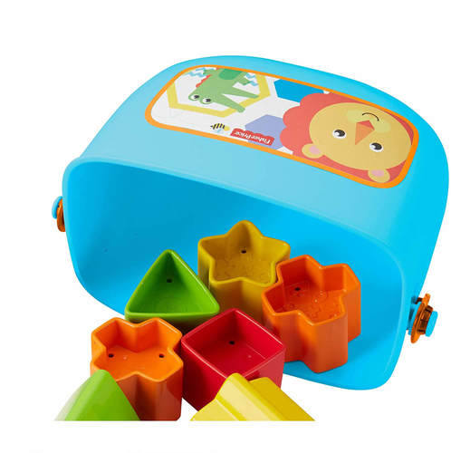 התאם צורה הראשון שלי עם 10 קוביות התאמה דגם Baby's First Blocks