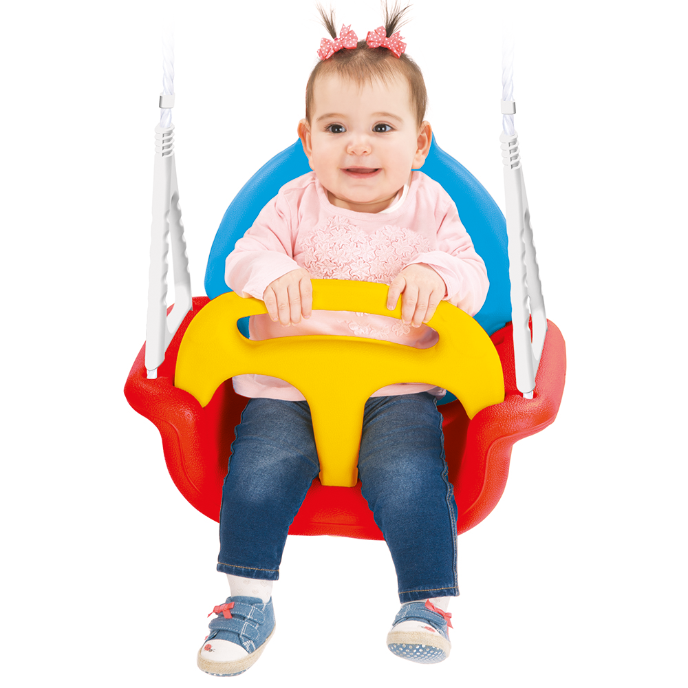 נדנדת לחצר לילדים בעלת 3 שלבים לתינוקות ופעוטות דגם Swing 3in1