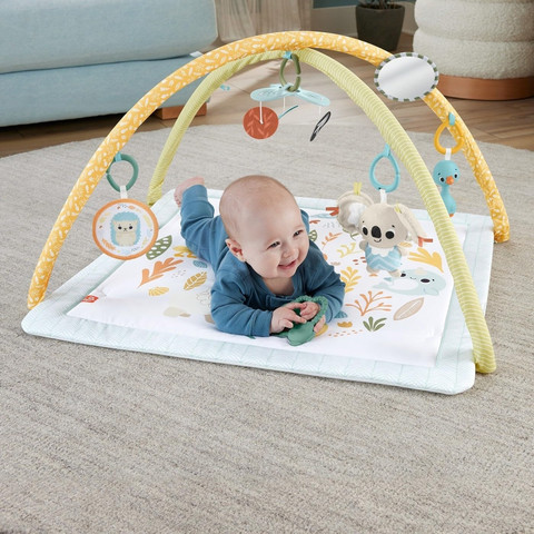 שמיכת פעילות החושים הראשונה שלי דגם Playmat Simply Senses Newborn Gym