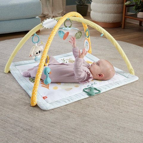 שמיכת פעילות החושים הראשונה שלי דגם Playmat Simply Senses Newborn Gym