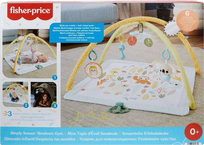 שמיכת פעילות החושים הראשונה שלי דגם Playmat Simply Senses Newborn Gym