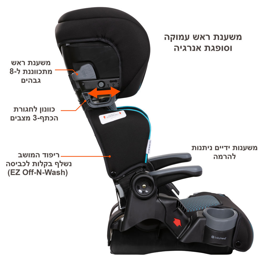 בוסטר גב 2ב1 דגם Protect 2-in-1