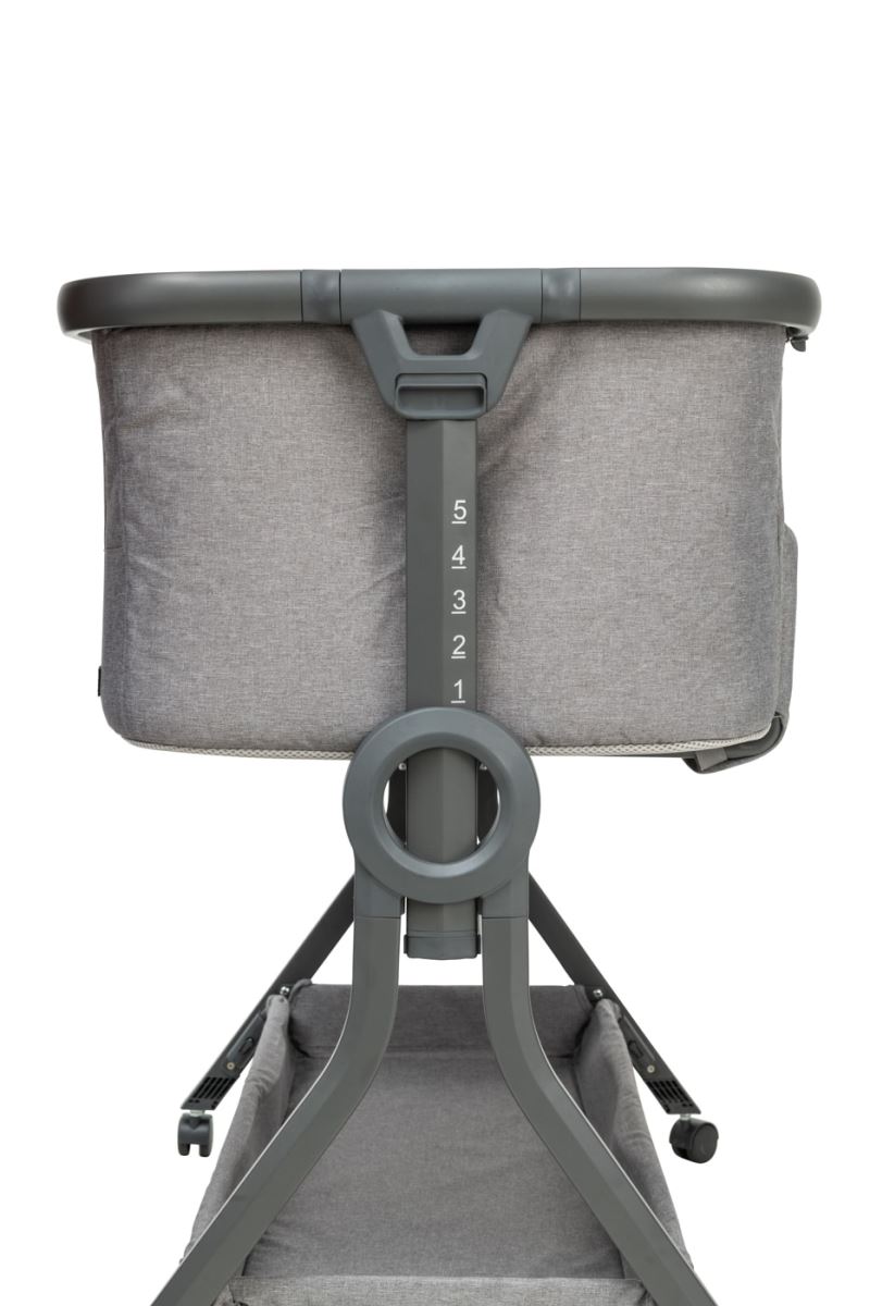 עריסה נצמדת למיטה במהדורה אפורה דגם Alma Grey