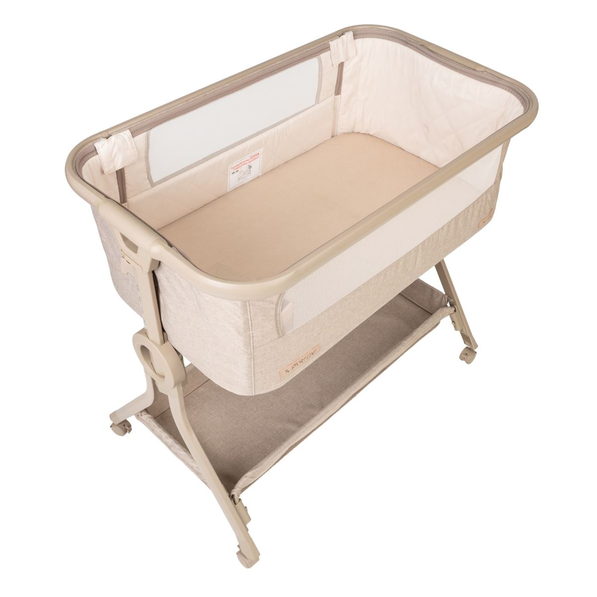 עריסה נצמדת למיטה במהדורה חאקי דגם Alma Khaki