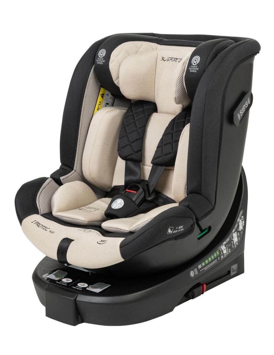 כסא בטיחות מסתובב מלידה עד 36 קילוגרם דגם i-Protec Plus