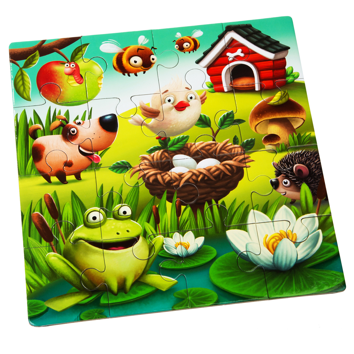 סט שלושה פאזלים מגיל שלוש דגם My Favorite Animals