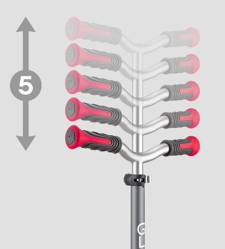 קורקינט לילדים ונוער עם ידית מתקפלת, כיוונון גובה ומדרך רחב דגם Master