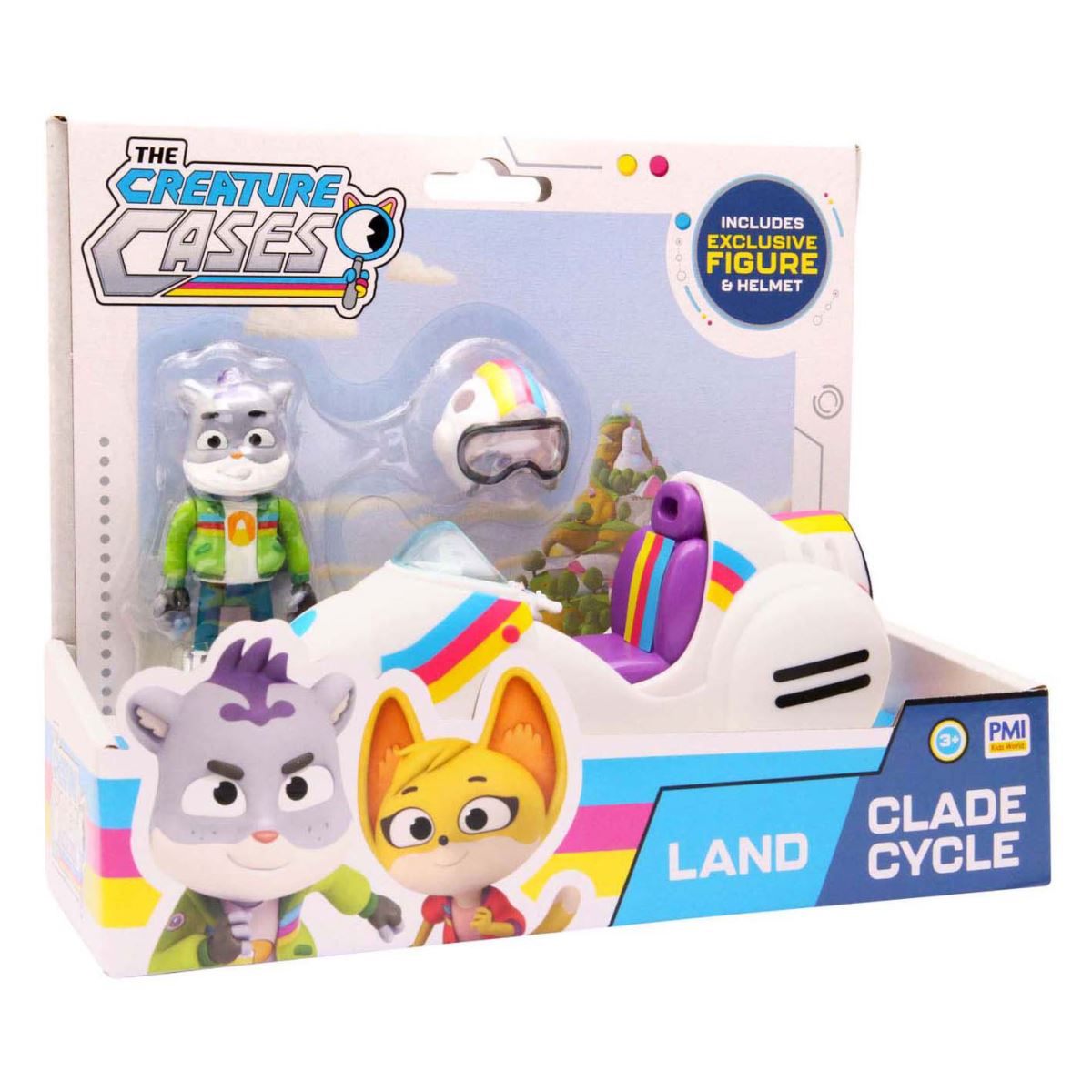 רכב שטח כולל דמות מסדרת חקירות חיתיות דגם Detective Kit & Sam Multi Terrain Motor – Land