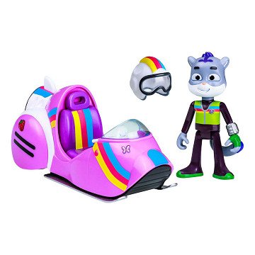 רכב שטח כולל דמות מסדרת חקירות חיתיות דגם Detective Kit & Sam Multi Terrain Motor – Swamp