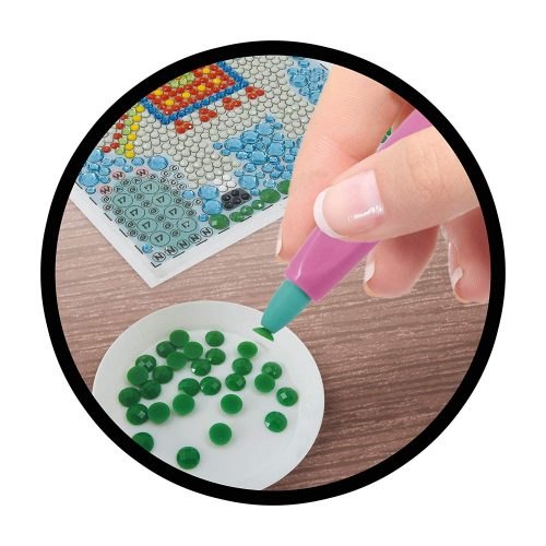 ערכת יצירה בפסיפס נוצץ בצורת מנדלה דגם Be Teens Glitters – Mandala