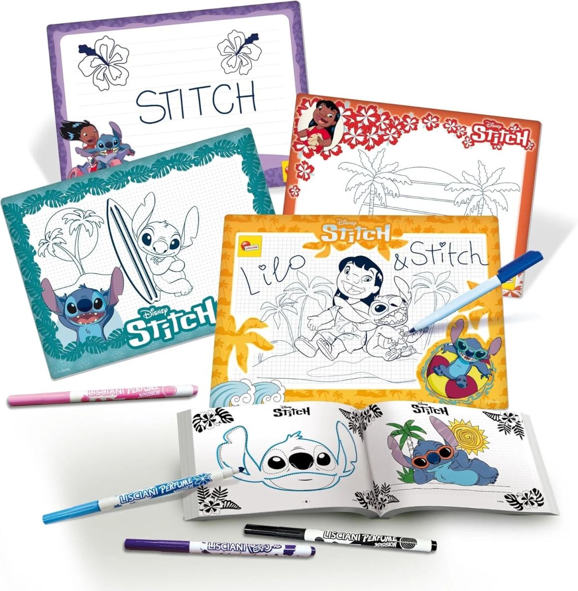 לוחות מחיקים עם סטיץ דגם Stitch Drawing School
