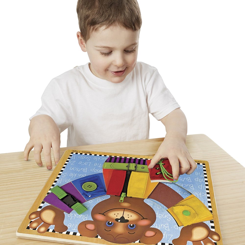 לוח דובי עשוי מעץ דגם Basic Skills Board