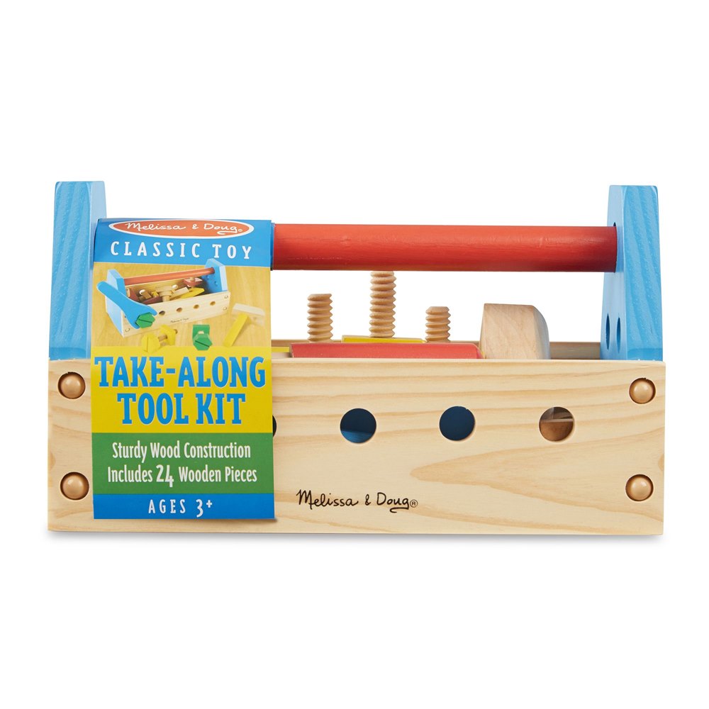 ערכה מעץ ארגז כלים דגם Take Along Tool Kit