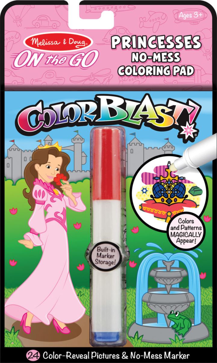 חוברת טוש המים דגם Princess No Mess