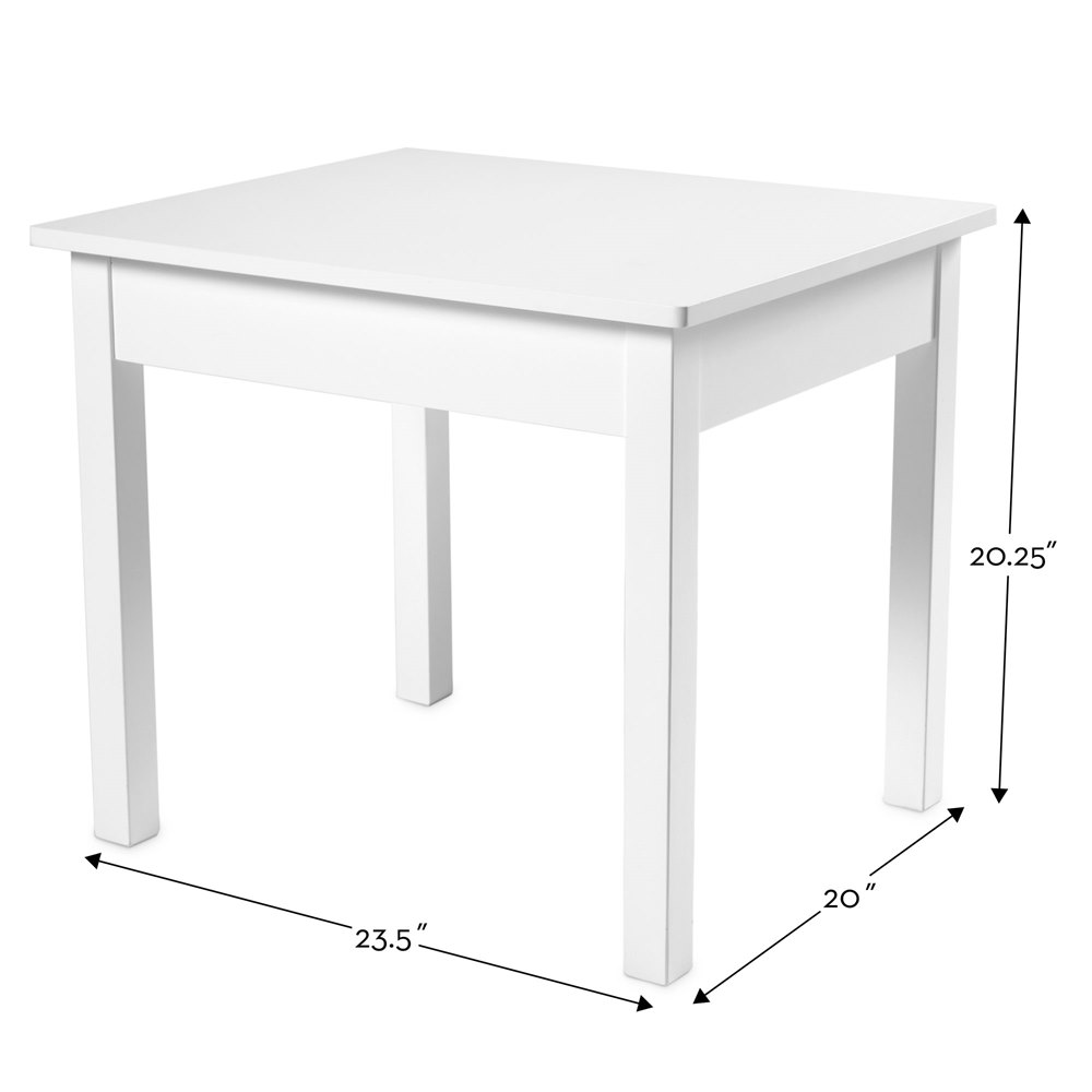 שולחן ו 2 כיסאות מעץ לאירוח ומשחק דגם Wooden Table & Chairs