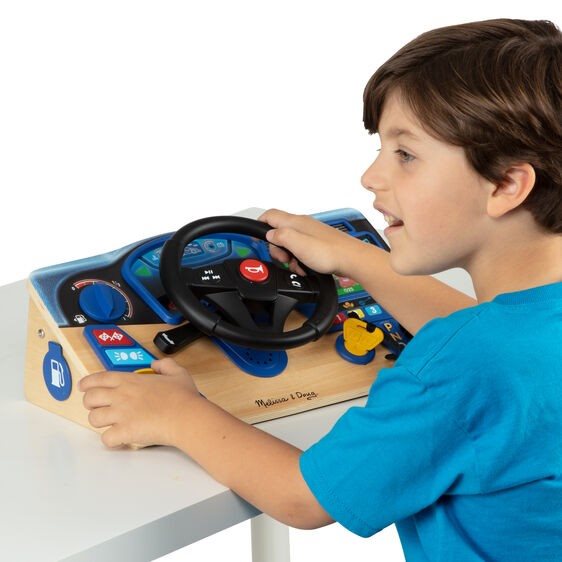 דמוי הגה לילדים דגם Vroom Zoom Interactive Dashboard