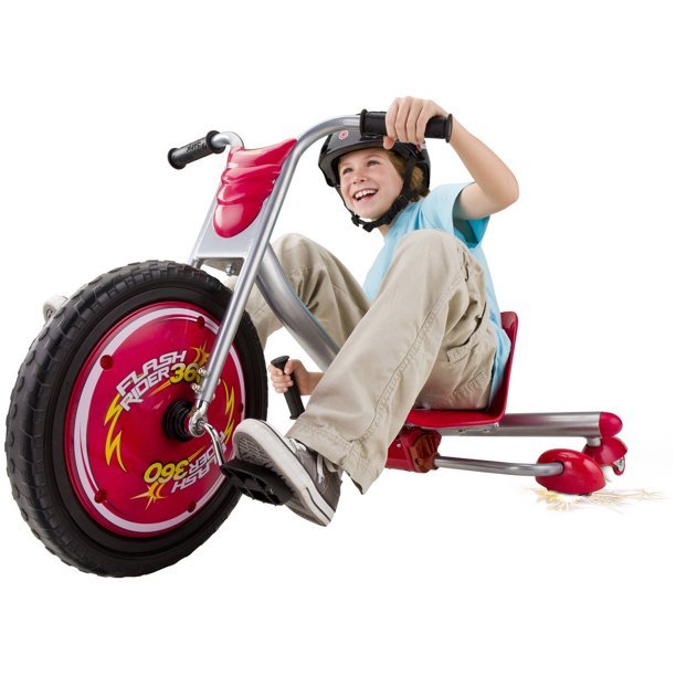 תלת אופן פעלולים עם אפקט הניצוצות דגם Flash Ride 360