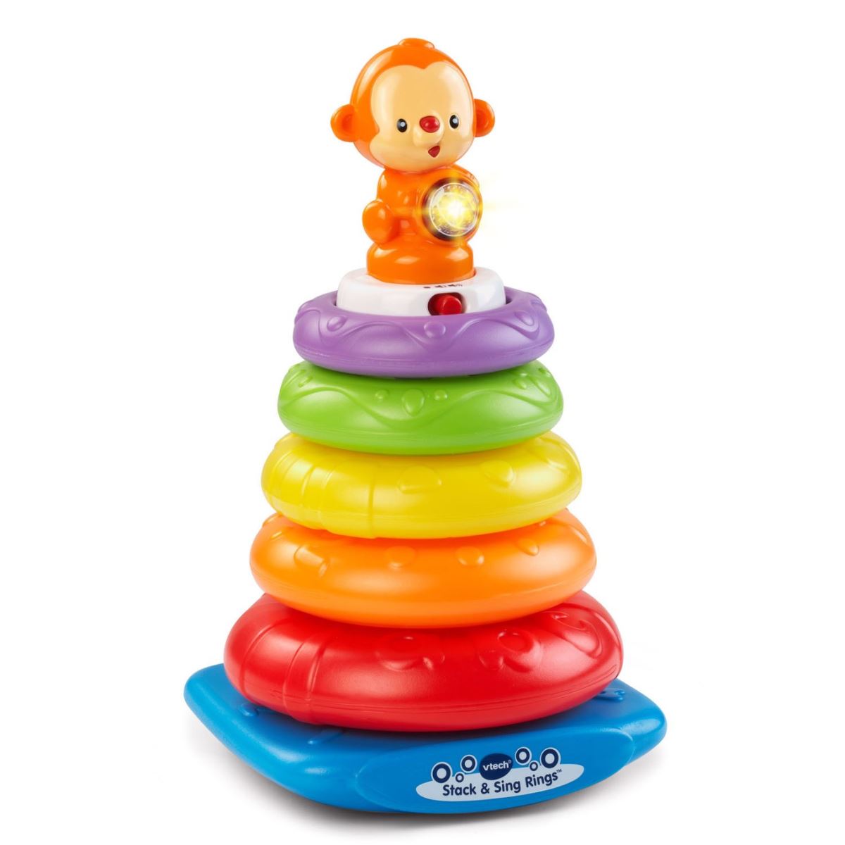 מגדל טבעות מוסיקאלי דגם Stack&Discover Rings