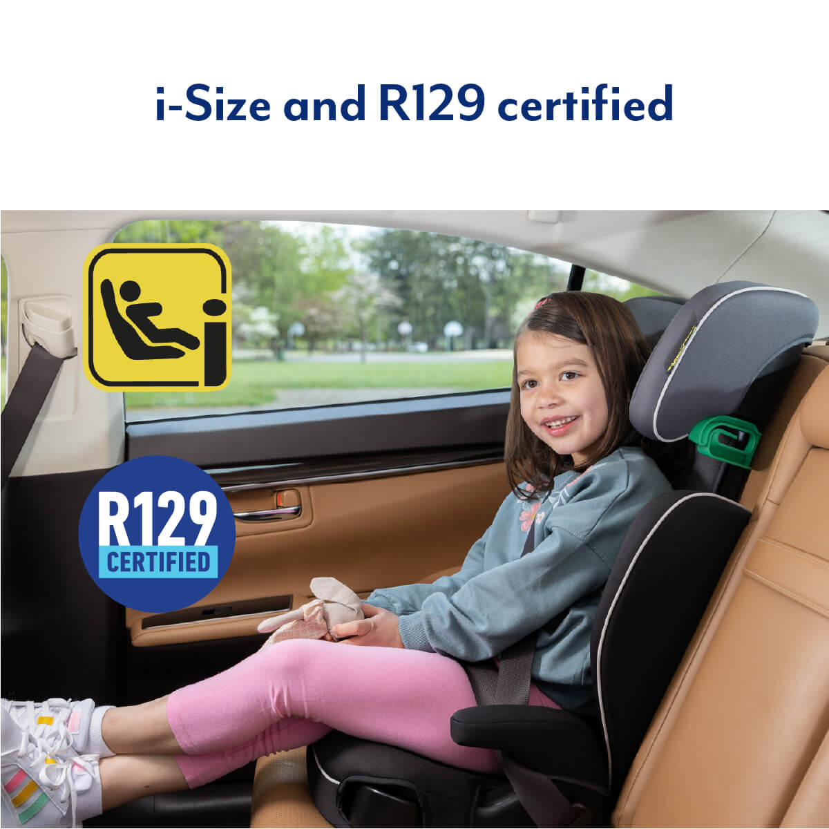 בוסטר לרכב בתקינה חדשה דגם Logico L i-Size R129