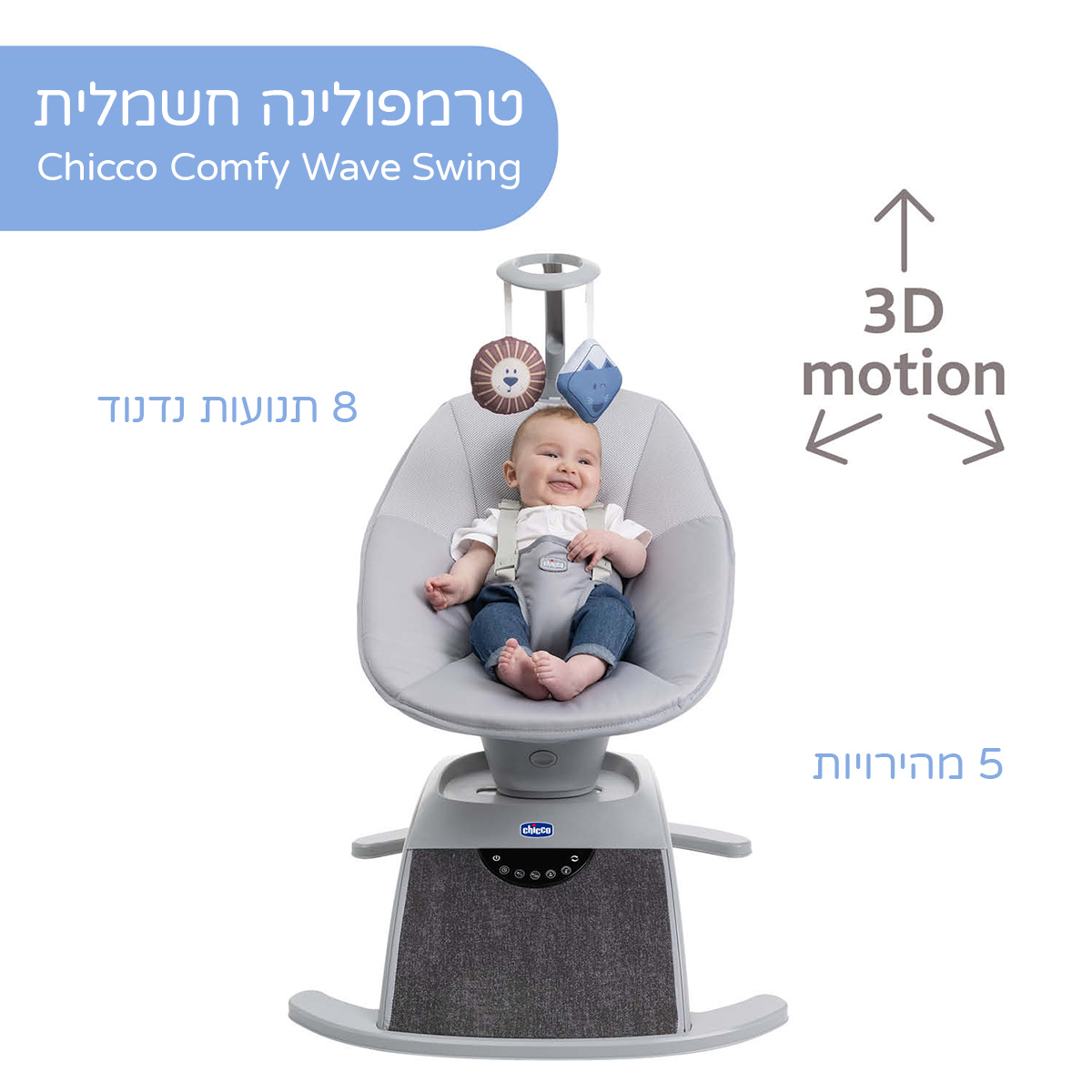 טרמפולינה חשמלית דגם Comfy Wave