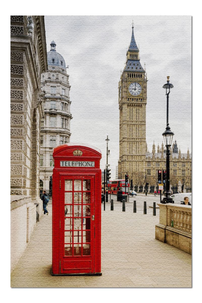 פאזל 1000 חלקים דגם Telephone Booth J1815