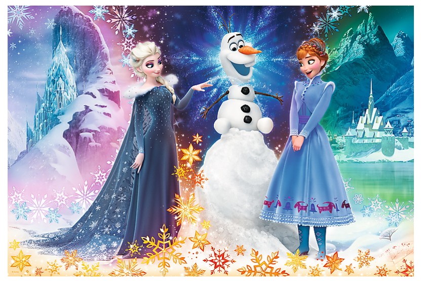 פאזל רצפה 24 חלקים דגם Olaf's Frozen Adventure 14265